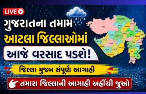 હવામાન પળેપળની અપડેટ : ગુજરાતના તમામ 33 જિલ્લાની આગાહી અને લાઈવ રિપોર્ટ